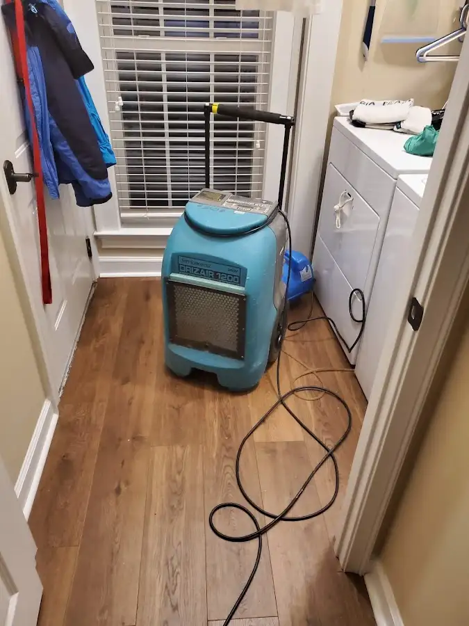 Commercial dehumidifier deployed for Crawl Space Restoration in Weston